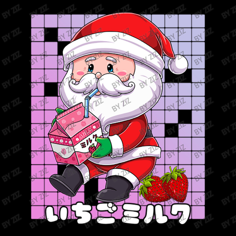 Santa Strawberry Milkshake Carton Kawaii Japanese Maternity Scoop Neck T-shirt by Ziz | Artistshot