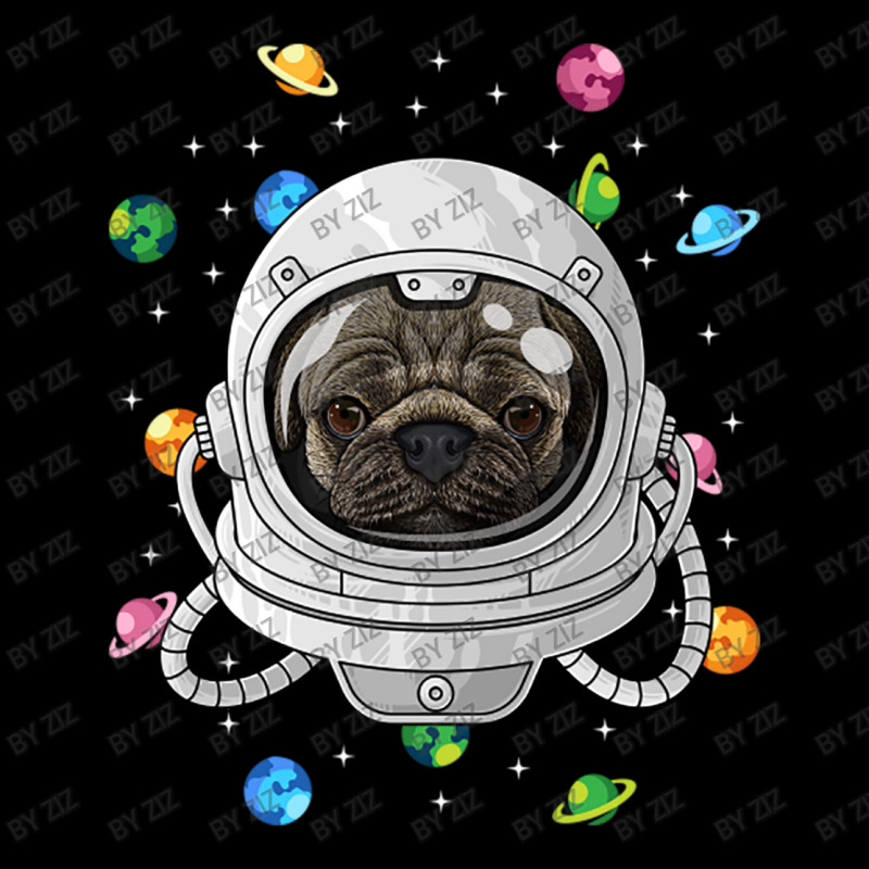 Pug Astronaut Dog Deep In Space Cosmic Universe Men's 3/4 Sleeve Pajama Set by Ziz | Artistshot