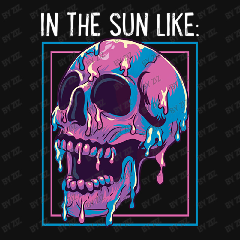 Pastel Goth Melting Skull In The Sun Like Aestheti Graphic T-shirt by Ziz | Artistshot