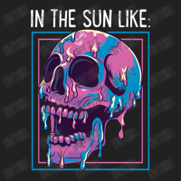 Pastel Goth Melting Skull In The Sun Like Aestheti Basic T-shirt | Artistshot