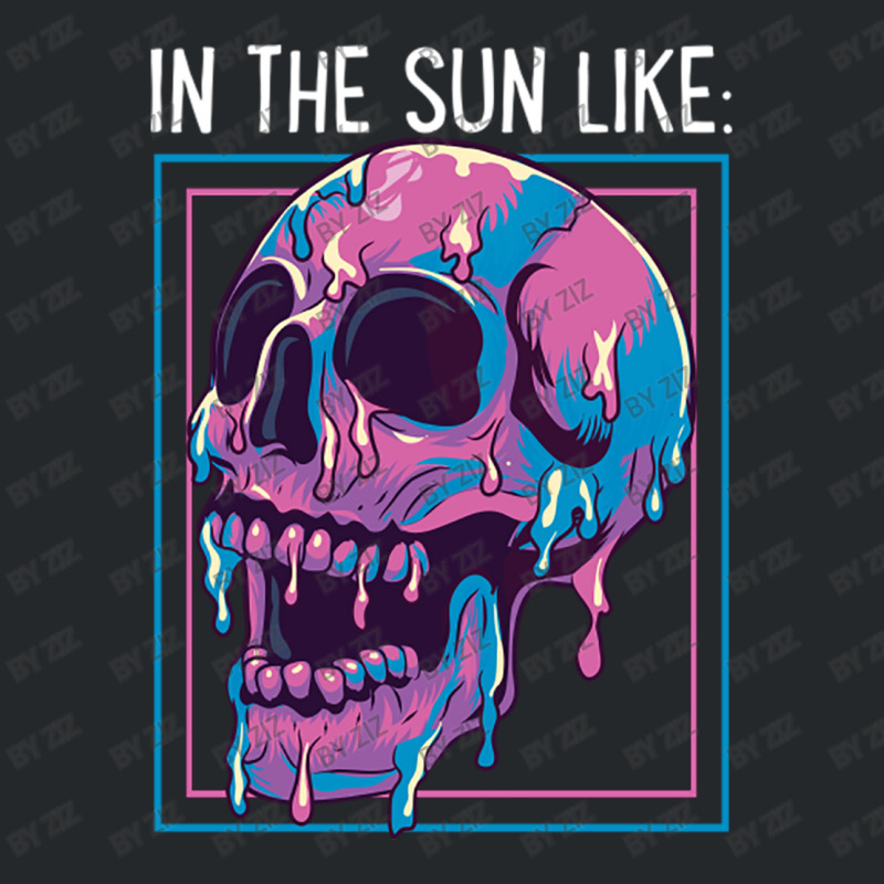 Pastel Goth Melting Skull In The Sun Like Aestheti Crewneck Sweatshirt by Ziz | Artistshot