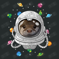 Otter Astronaut Animal Deep In Space Cosmic Univer Women's Triblend Scoop T-shirt | Artistshot