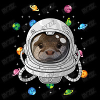 Otter Astronaut Animal Deep In Space Cosmic Univer Women's V-neck T-shirt | Artistshot