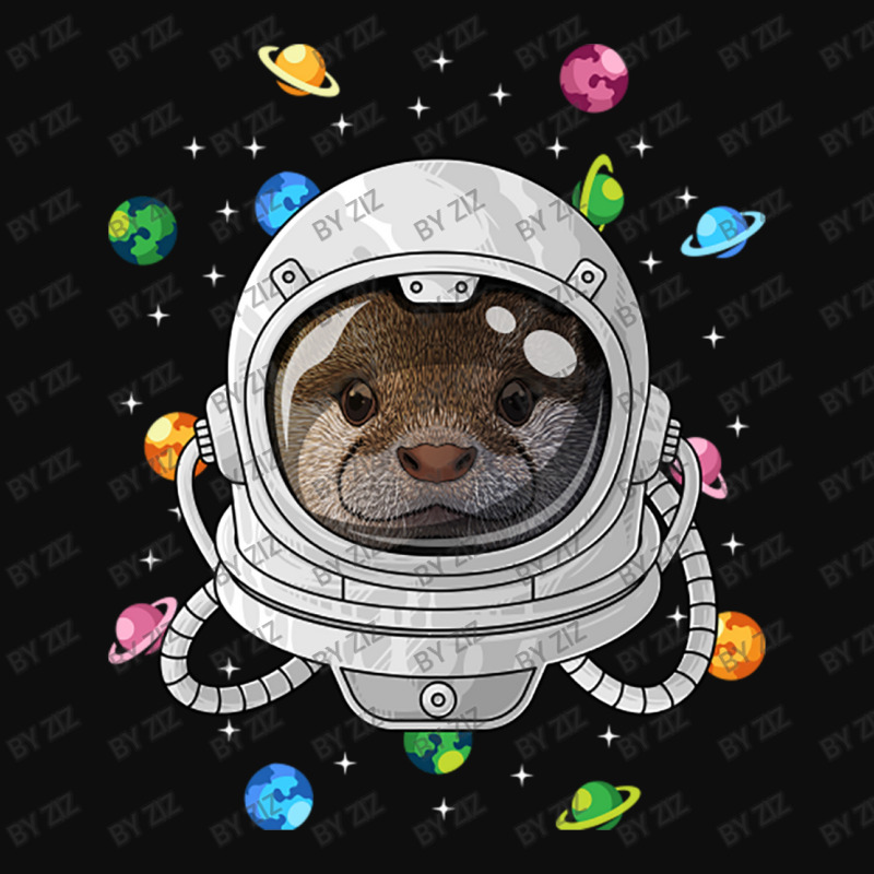 Otter Astronaut Animal Deep In Space Cosmic Univer Crop Top by Ziz | Artistshot