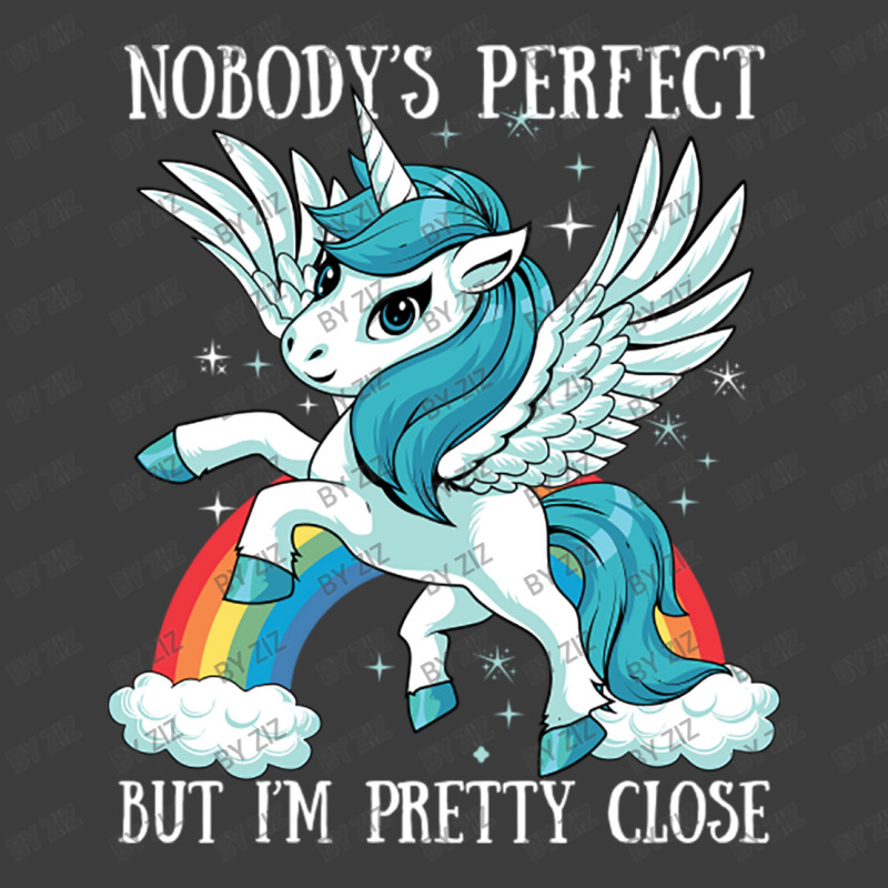 Nobody Is Perfect Magical Unicorn Rainbow Kawaii A Men's Polo Shirt | Artistshot