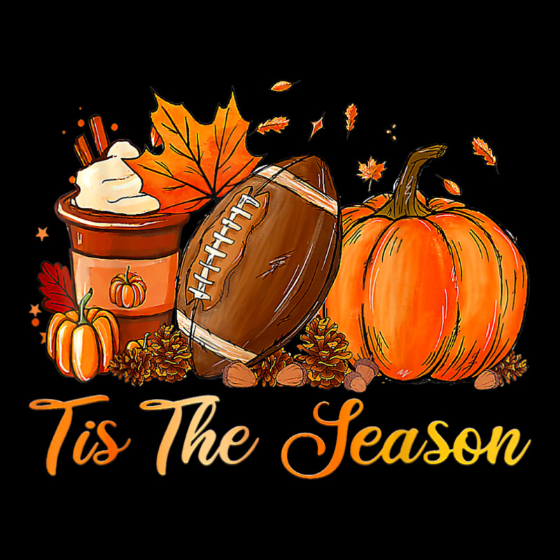 Pumpkin Spice Football Tis The Season Legging by Cormier Curtin | Artistshot