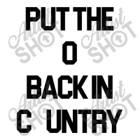 Put The O Back In Country  Outlaw Country Music Men's T-shirt Pajama Set | Artistshot