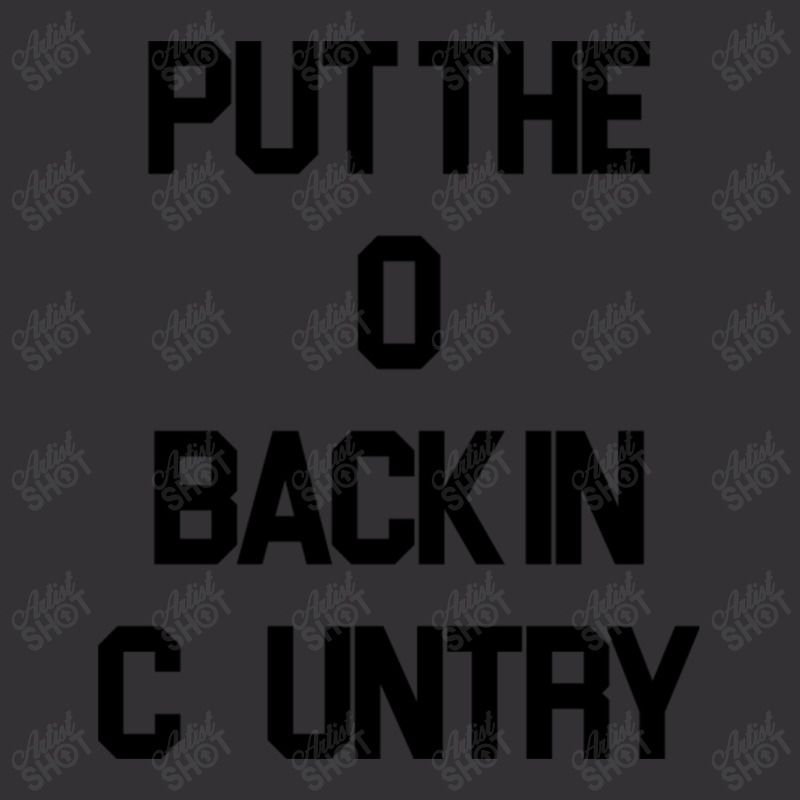 Put The O Back In Country  Outlaw Country Music Vintage Short | Artistshot