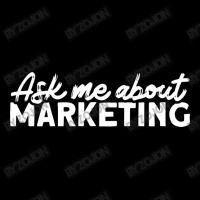 Ask Me About Marketing Digital Marketing Manager Long Sleeve Baby Bodysuit | Artistshot