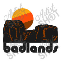 Retro Badlands ))(( Tourist Souvenir National Park Men's 3/4 Sleeve Pajama Set | Artistshot