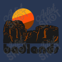 Retro Badlands ))(( Tourist Souvenir National Park Men Denim Jacket | Artistshot