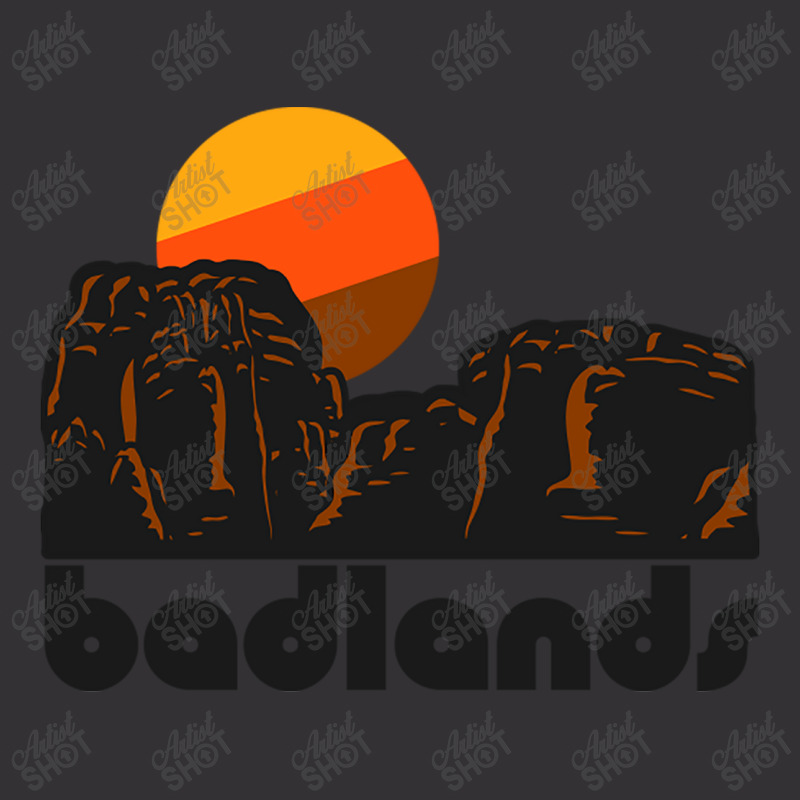 Retro Badlands ))(( Tourist Souvenir National Park Vintage Hoodie | Artistshot