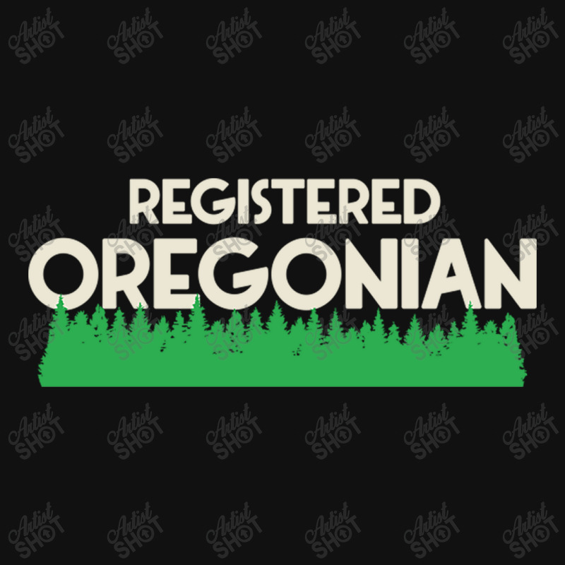 Registred Oregonian  Oregon Pride Design Graphic T-shirt | Artistshot