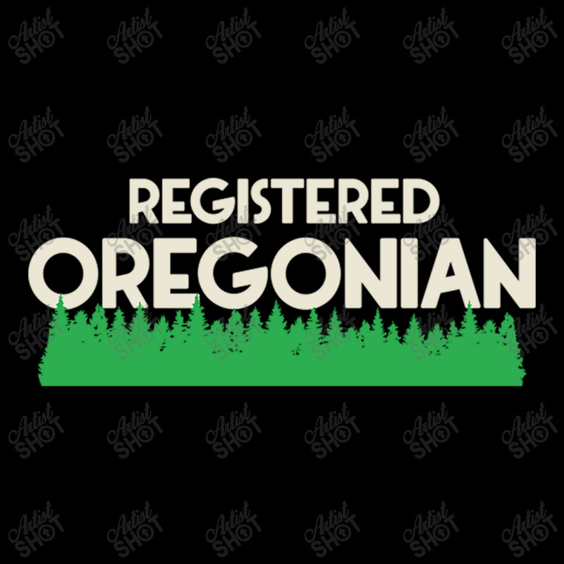 Registred Oregonian  Oregon Pride Design Zipper Hoodie | Artistshot