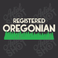 Registred Oregonian  Oregon Pride Design Vintage Short | Artistshot