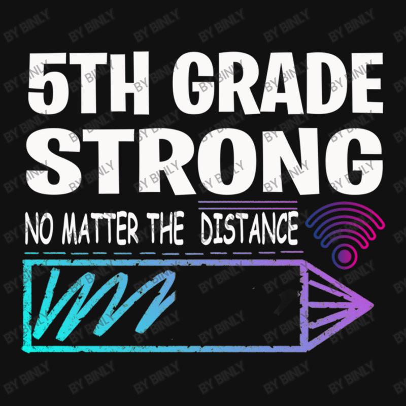 5th Grade Strong No Matter Wifi The Distance Baby Beanies by binly | Artistshot