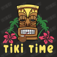 Tiki Party Time Hawaiian Party Ladies Fitted T-shirt | Artistshot