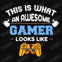 This Is An Awesome Gamer Looks Like Video Gaming L Crop Top | Artistshot