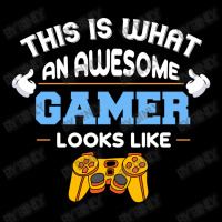 This Is An Awesome Gamer Looks Like Video Gaming L Cropped Hoodie | Artistshot