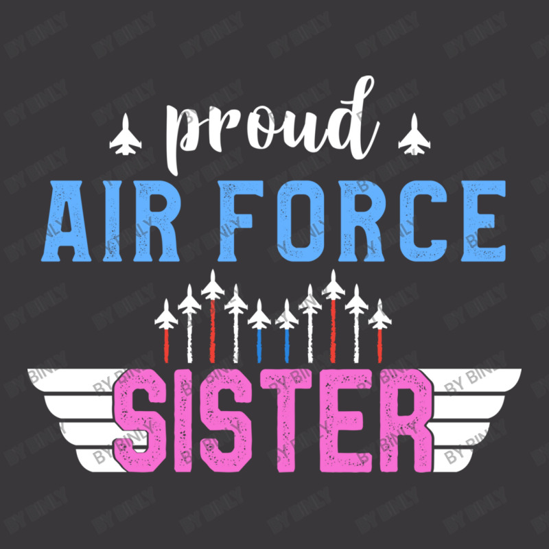 Proud Sister Air Force Us Flag Colors Mother Ladies Curvy T-Shirt by binly | Artistshot