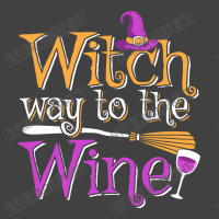 Funny Halloween Witch Way To The Wine Wine Drinker Vintage T-shirt | Artistshot