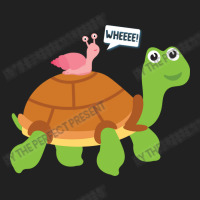 Wheee! Snail Riding On Turtle Adorable Animal Basic Youth T-shirt | Artistshot