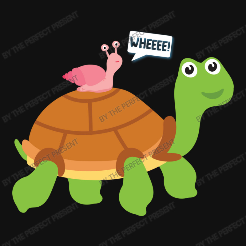 Wheee! Snail Riding On Turtle Adorable Animal Baby Beanies by the perfect present | Artistshot