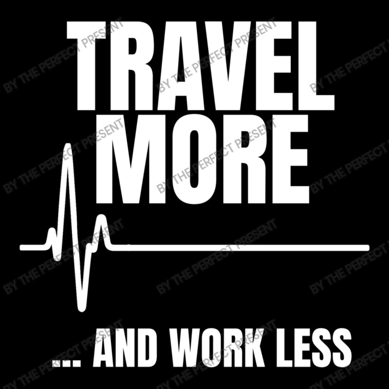 Travel More And Work Less Heartbeat Cropped Hoodie by the perfect present | Artistshot