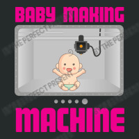 Pregnancy Reveal Announcement Baby Making Machine Women's Triblend Scoop T-shirt | Artistshot