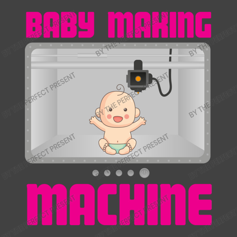 Pregnancy Reveal Announcement Baby Making Machine Vintage T-shirt | Artistshot