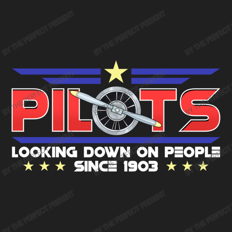 Pilots Looking Down On People Since 1903 Pun Ladies Polo Shirt by the perfect present | Artistshot