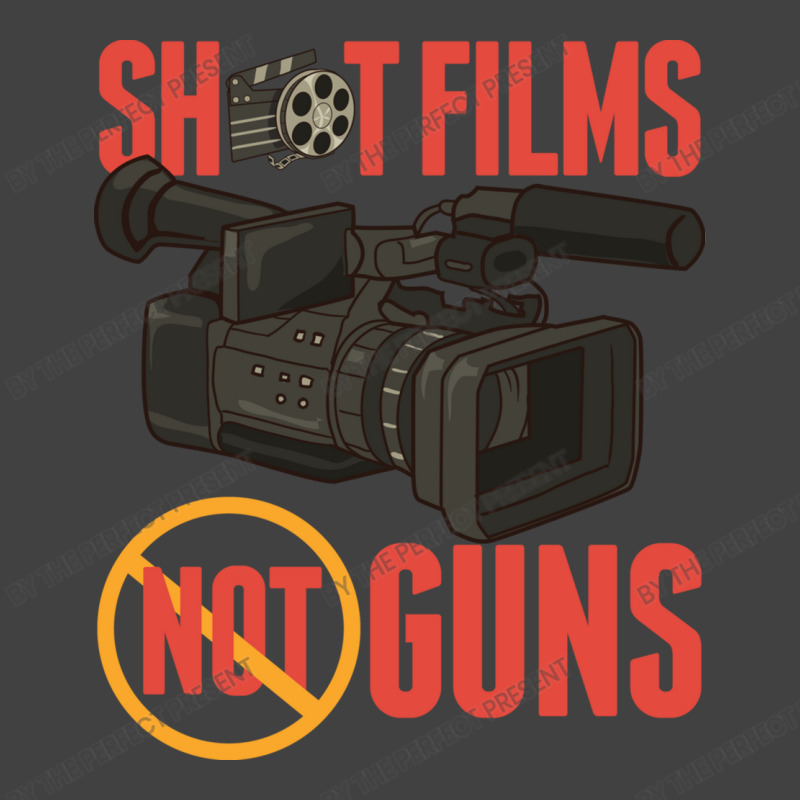 Pacifist Shoot Films Not Guns Filmmaker Director Vintage T-Shirt by the perfect present | Artistshot