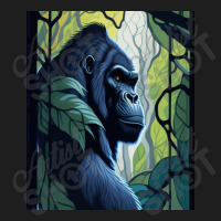 Majestic Stained Glass Gorilla In Jungle Classic T-shirt | Artistshot