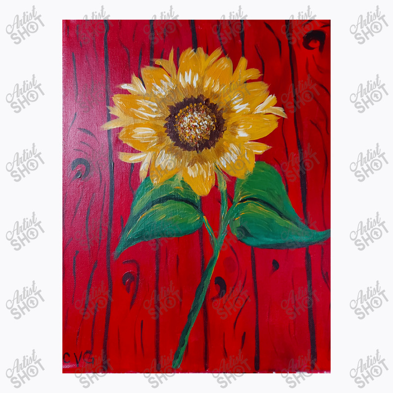 Hand Painted Sunflower T-Shirt by CanadianWilds | Artistshot