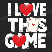 I Love This Game Poker Hearts Gambling Card Player Unisex Hoodie | Artistshot