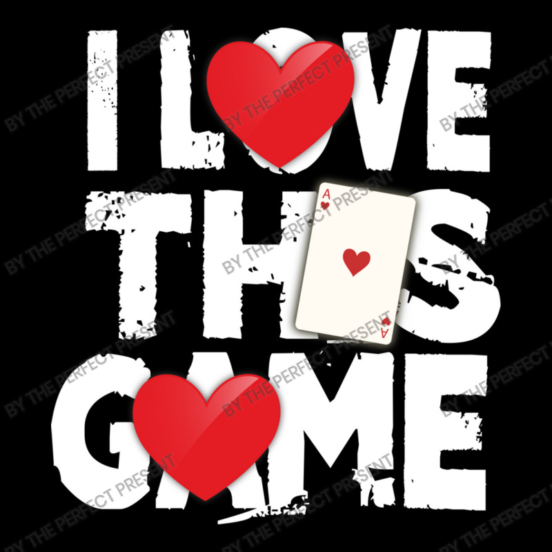 I Love This Game Poker Hearts Gambling Card Player Men's Long Sleeve Pajama Set | Artistshot