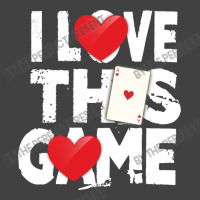 I Love This Game Poker Hearts Gambling Card Player Vintage T-shirt | Artistshot