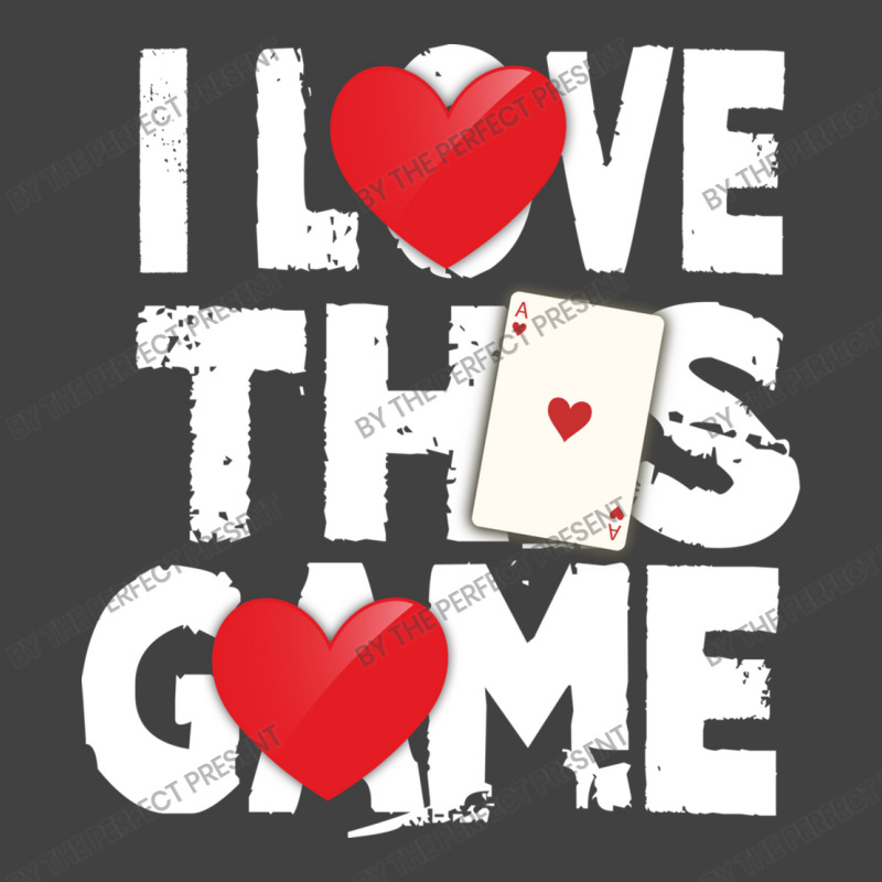 I Love This Game Poker Hearts Gambling Card Player Vintage T-shirt | Artistshot