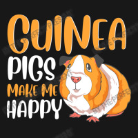 Guinea Pigs Make Me Happy Adorable Pet Guinea Pig Flannel Shirt | Artistshot