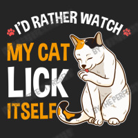 Funny I D Rather Watch My Cat Lick Itself Lover Unisex Hoodie | Artistshot