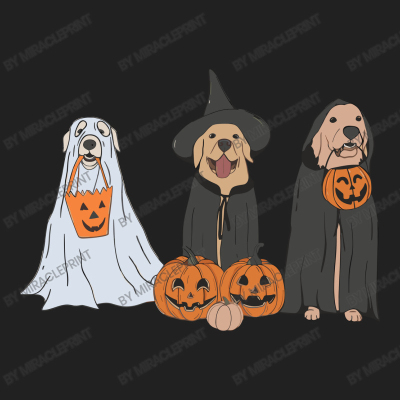 Funny Halloween Labrador Golden Retriever Ghost Basic T-shirt | Artistshot