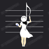 Woman Painting Music Notes For Classical Music Lov Youth Tee | Artistshot