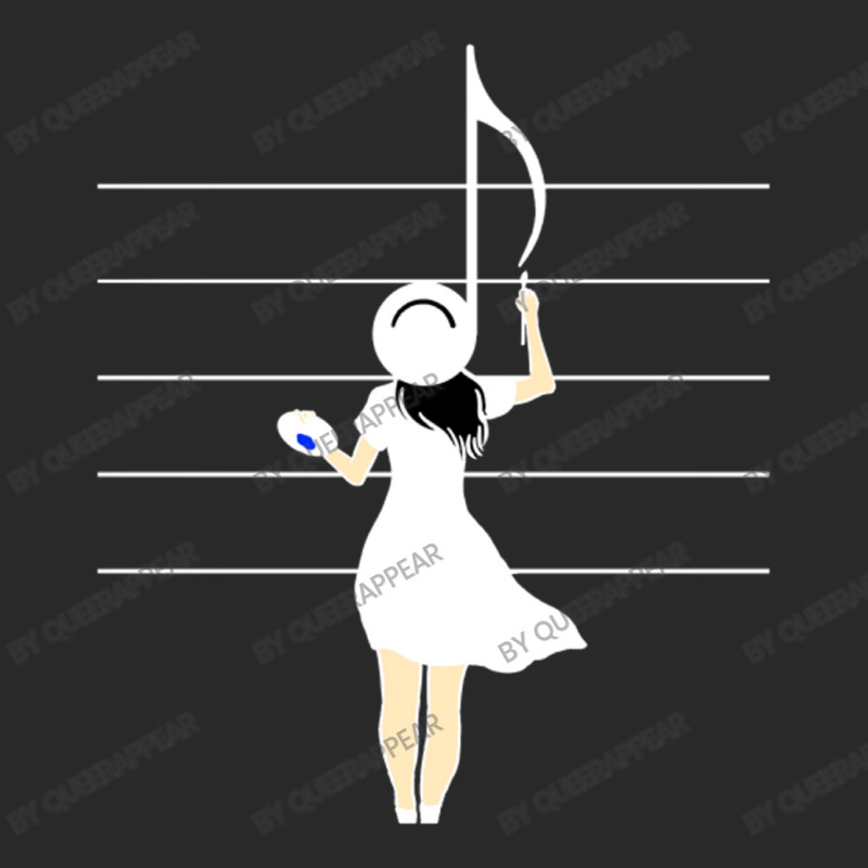 Woman Painting Music Notes For Classical Music Lov Toddler T-shirt by queerappear | Artistshot