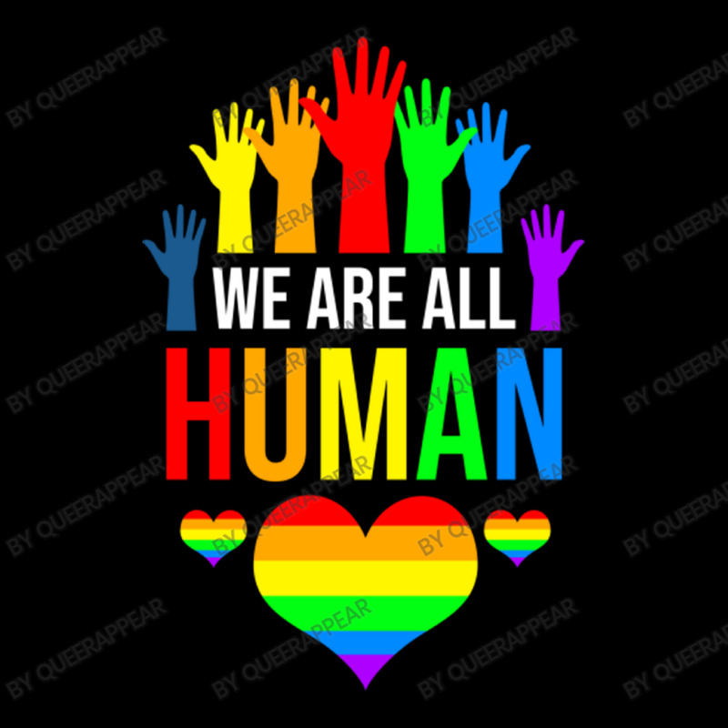 We Are All Human For Gay Pride Parade Adjustable Cap by queerappear | Artistshot