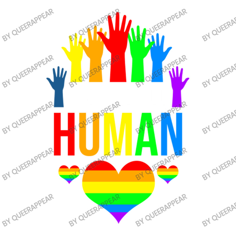 We Are All Human For Gay Pride Parade Raglan Crop Top by queerappear | Artistshot