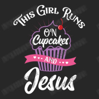 This Girl Runs On Cupcakes And Jesus For Christian Women's Pajamas Set | Artistshot