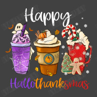 Happy Hallothanksmas Coffee Latte Halloween Thanks Vintage T-shirt | Artistshot