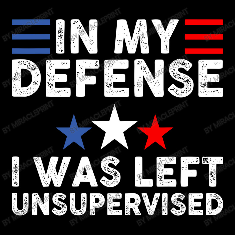 Vintage Funny In My Defense I Was Left Unsupervise V-neck Tee | Artistshot