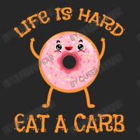 Life Is Hard Eat A Carb For Donut Lover Men's T-shirt Pajama Set | Artistshot