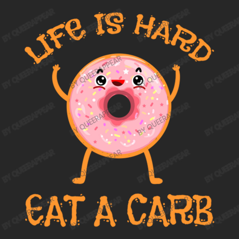 Life Is Hard Eat A Carb For Donut Lover Men's T-shirt Pajama Set | Artistshot